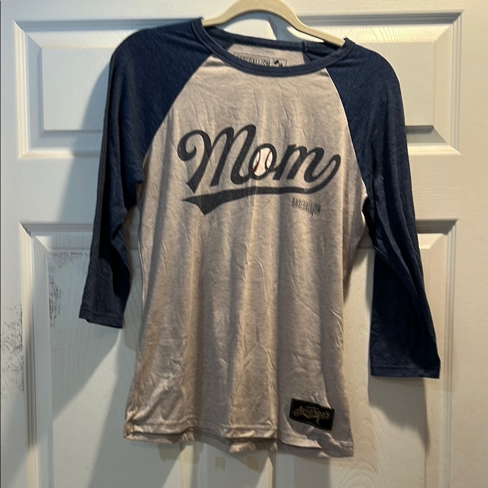 Baseballism Baseball Mom Jersey Tee S Long Sleeve